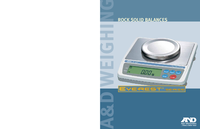 Thumbnail of document Data Sheet - EK-I Series, A&D Weighing Toploader Balance